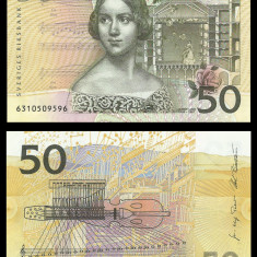 SUEDIA █ bancnota █ 50 Kronor █ 1996 █ P-62a █ UNC necirculata