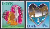 Palau 1996 Disney LOVE MI 997-1011 + 2 bl.41,42 MNH, Nestampilat