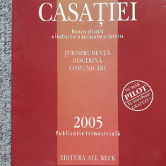 Buletinul Casatiei, revista Inaltei Curti de Casatie si Justitie, 2005, 22 pag