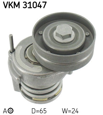 SKF VKM 31047 rola intinzator,curea transmisie foto