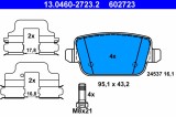 ATE 13.0460-2723.2 set placute frana,frana disc