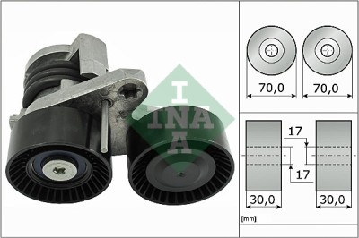 INA 534 0496 10 Intinzator curea, curea distributie foto