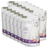 Cumpara ieftin Piper Cat Sterilised hrană la plic cu carne de iepure 12 x 100 g