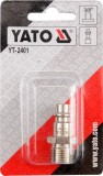 Mufa rapida tata cu filet exterior 3/8 YATO