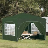 vidaXL Cort de Petrecere Pop-up 290 x 290 x 245 cm Verde 42019871