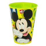 Pahar Plastic MCT Disney Mickey Mouse 430ml Copii, Apa, Suc