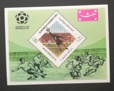 YEMEN K.- FOTBAL-1970-BRAZILIA- 1 S/Sh.-MNH**. - YK 089