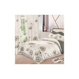 Cumpara ieftin Lenjerie de Pat Bumbac Finet, 6 Piese + 2 Draperii - SIPR-S-19