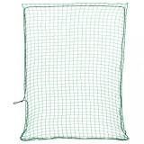 VidaXL Plasă de remorcă cu funie elastică, verde, 3x2,5 m, PP