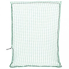 vidaXL Plasă de remorcă cu funie elastică, verde, 3x2,5 m, PP