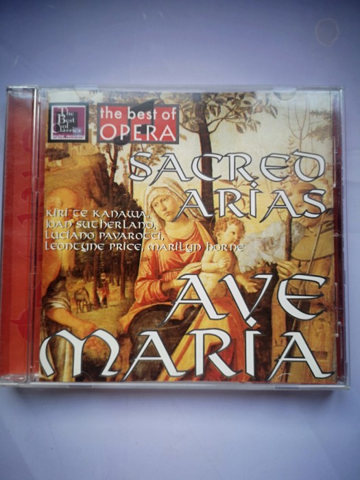 CD muzica Sacred Arias - Ave Maria - The Best of Opera