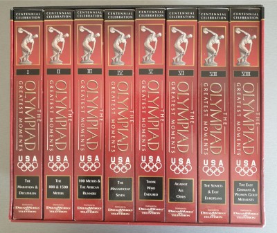 Colecție Casete Video VHS &amp;ndash; &amp;bdquo;The Olympiad Greatest Moments&amp;rdquo; &amp;ndash; Ediție Centenară (Set complet, 8 volume) foto