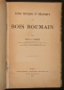 Rara 1932 Nancy LEMNUL ROMANIEI Studiu Fizic Mecanic Rezistenta LEMN 247 pag tabele planse ilustratii 2 harti Demetre S. Dramba Dedicatie + Autograf