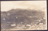 3903 - PETROSANI, Hunedoara, Panorama - old postcard, real PHOTO - used - 1916, Circulata, Fotografie