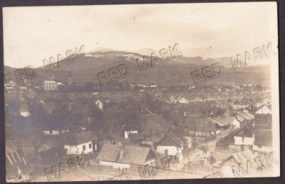 3903 - PETROSANI, Hunedoara, Panorama - old postcard, real PHOTO - used - 1916 foto