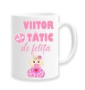 Cana alba personalizata &quot;Viitor tatic de fetita&quot;, INOVATIX&reg;. 330ml, Oem