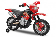 Motocicleta electrica pentru copii Enduro 30W | 6V #Rosu foto
