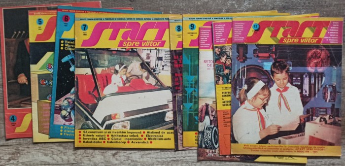 Revista Start spre Viitor 1980 (9 numere)