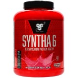 Proteine din zer + izolat proteic syntha 6 aroma capsuni Swirl, 2.26kg, BSN