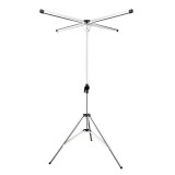 X-shaped clothes drying rack telescopic model - floor-standing folding indoor home balcony outdoor stainless steel, Flippy