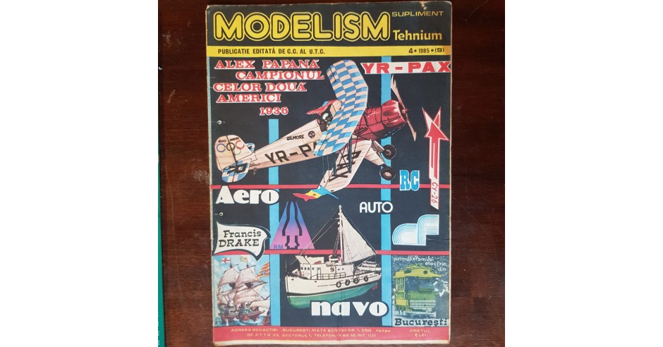 Revista Modelism Supliment Tehnium 4 1985 (9) | arhiva Okazii.ro