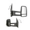 Oglinda usa exterioara MERCEDES SPRINTER, 07.2006-06.2018, VW CRAFTER (2E), 12.2005-04.2017, partea dreapta, reglare electrica; carcasa neagra; incal