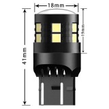 Set 2 Becuri LED Xentech Light M1 P21W/5W W21W/5W P13W 7443 CANBUS 6000K Alb 15 SMD 3030