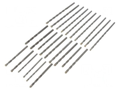 Set Burghie Beton și Oțel 25 Bucăți cu Geantă foto