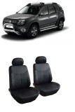 Cumpara ieftin Set huse scaune din piele fata Dacia Duster 2010-2017 (1+1)