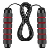 Coarda Fitness Durabila pentru Cardio, 2.8 m, negru/rosu - Arde Calorii Eficient