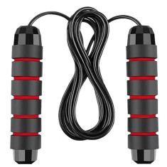 Coarda Fitness Durabila pentru Cardio, 2.8 m, negru/rosu - Arde Calorii Eficient