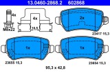 ATE 13.0460-2868.2 set placute frana,frana disc