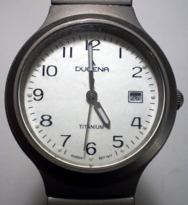 K.010 CEAS UNISEX DUGENA TITANIUM QUARTZ 4460529/M foto