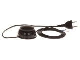 Cablu PLASTROL 2x0,75mm&sup2; CEE 7/16 3m Negru 2,5A W-10150 PVC