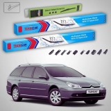 Cumpara ieftin Ștergătoare Citro&euml;n C5 Break Gen 2 (RE) Estate 2004-2008 | Set Față și Spate Flat Premium &ndash; TeamCar&reg;