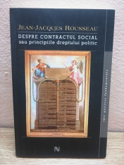 Jean-Jacques Rousseau - Despre contractul social foto