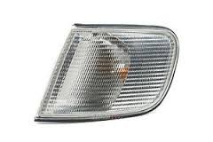 Lampa semnalizare fata Audi 100 (C4), 12.1990-05.1994, Alba , fara suport bec , omologare ECE , parte Fata, 4A0953049B; 4A0953049E; 4A095349B, partea foto