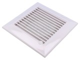 Accessories: ventilation grille white Body dim: 175x175x25mm