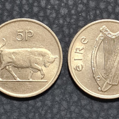 Irlanda 5 pence 1986