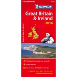 Great Britain &amp; Ireland 2018 National Map 713 |, Michelin