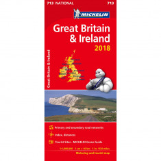 Great Britain & Ireland 2018 National Map 713 |