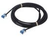 Patch cord U/FTP 6a 3m LSZH negru 32AWG, Goobay