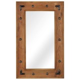 Cumpara ieftin Oglinda, lemn masiv de salcam, 50 x 80 cm