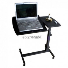 Masuta Reglabila Laptop Folding Computer Desk foto