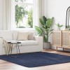 VidaXL Covor shaggy cu pom &icirc;nalt, NAVARRA, bleumarin, 200x200 cm 4102883
