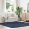vidaXL Covor shaggy cu pom &icirc;nalt, NAVARRA, bleumarin, 200x200 cm 4102883
