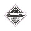 Abtibild &quot;RETRO CAR SERVICE&quot; Cod:TAG 014 / T2 Automotive TrustedCars, Oem