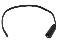Cablu Alimentare DC 5,5/2,5 Negru 1,5m 2x0,5mm2