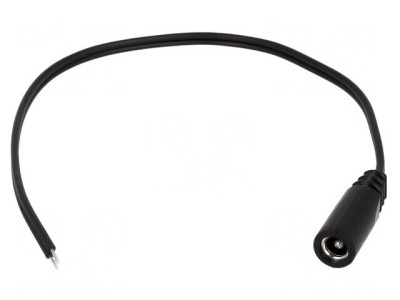 Cablu Alimentare DC 5,5/2,5 Negru 1,5m 2x0,5mm2 foto
