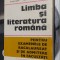 LIMBA SI LITERATURA ROMANA BACALAUREAT ADMITERE IN FACULTATI BARBOI BOATCA